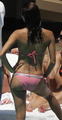 Eva Longoria Tattoo Lower Back